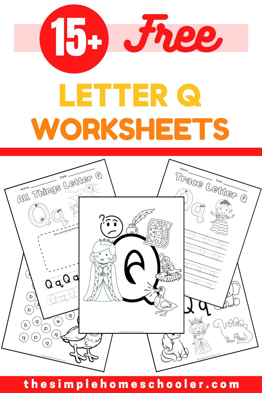 Free Letter Q Tracing Worksheets In 2020 Free Preschool Worksheets