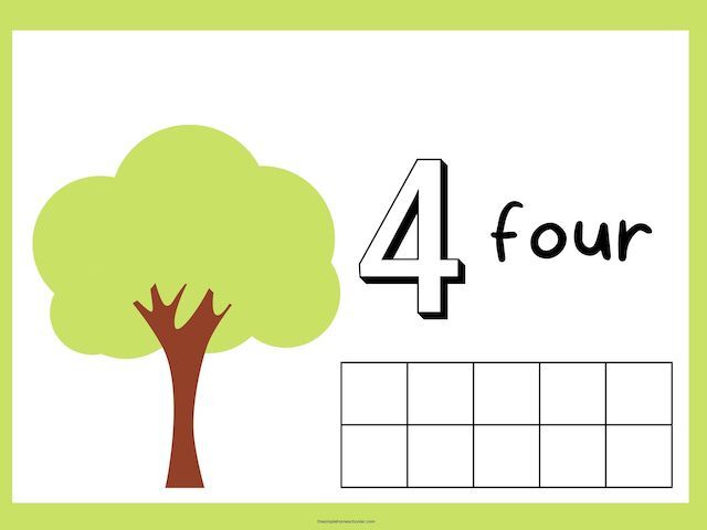 Best Free Printable Playdough Number Mats For Learning 1-10! - The ...