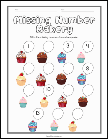 15+ Free Number Writing Worksheets For Kindergarten - The Simple ...